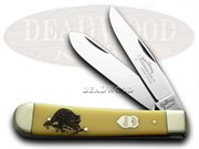 GE JY-JB-COON JIM BOWIE YELLOW: GERMAN EYE BRAND Jim Bowie Coon Yellow Trapper Pocket Knife Knives