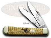 GE JY-JB-SW JIM BOWIE YELLOW TR: GERMAN EYE BRAND Jim Bowie Spider Web Trapper Pocket Knife Knives