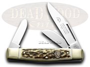 GE350DS STOCKMAN STAG: GERMAN EYE BRAND Genuine Deer Stag Stockman Pocket Knife Knives