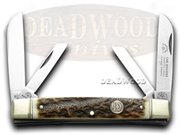 GE60DS LG CONGRESS STAG: GERMAN EYE BRAND Genuine Deer Stag Congress Pocket Knife Knives