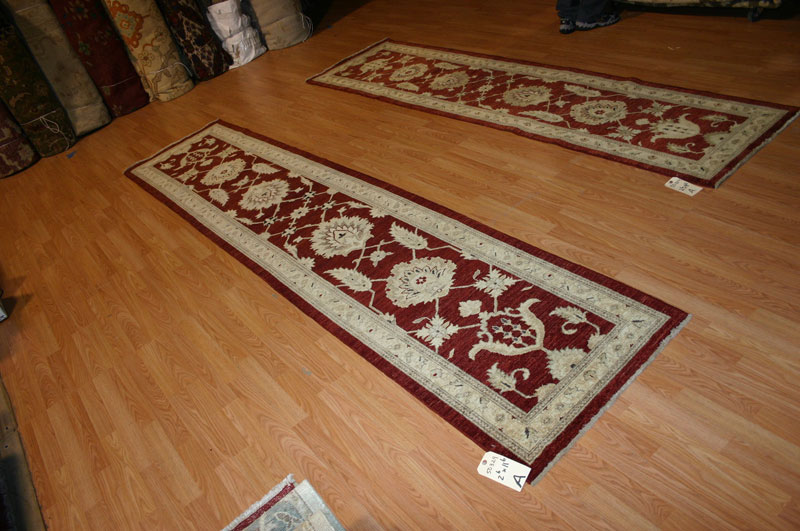 3x12 Pakistani Chobi Runner Peshawar Rug Veg Dyes 50329