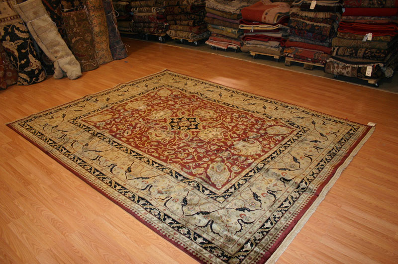 8x10 Persian Tabriz 350kpsi Wool Pile Rug Carpets 51200