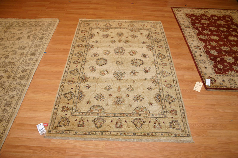 4x6 Pakistani Chobi Wool Rugs Peshawar 120kpsi 49804