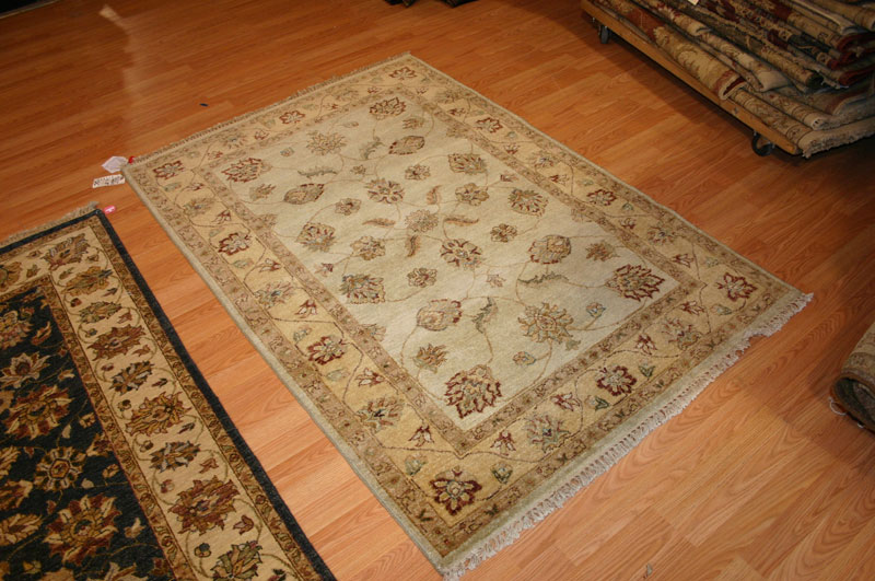 4x6 Pakistani Chobi Wool Rugs Peshawar 120kpsi 49843