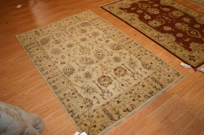 4x6 Pakistani Chobi Wool Rugs Peshawar 120kpsi 50545