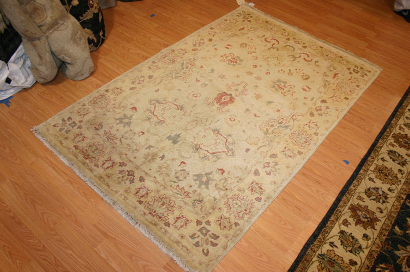 4x6 Pakistani Chobi Wool Rugs Peshawar 120kpsi 51771