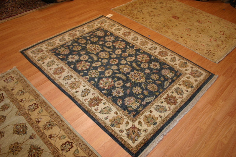 4x6 Pakistani Chobi Wool Rugs Peshawar 120kpsi 51772