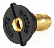 CS-965400Q: Raptor Blast 1/4" Brass Quick Connect 65 Degree Soap Nozzle