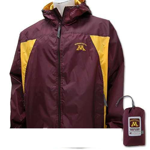 MINNESOTA GOPHERS Authentic 2008 Windbreaker Jacket LG