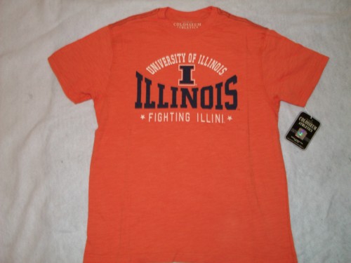 ILLINOIS ILLINI NCAA COLOSSEUM WILDCAT TEE SHIRT XL NEW