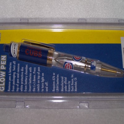 OFFICIAL LICENSED GLOW PEN FLASHLIGHT MLB CHICAGO CUBS