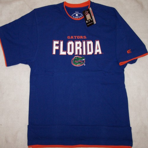 AUTHENTIC 2008 FLORIDA GATORS DOUBLE LAYER TEE SHIRT SM