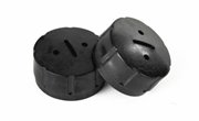 SDT-44545: (2) SDT 44545 Black Brush Caps fits Ridgid 300 87740