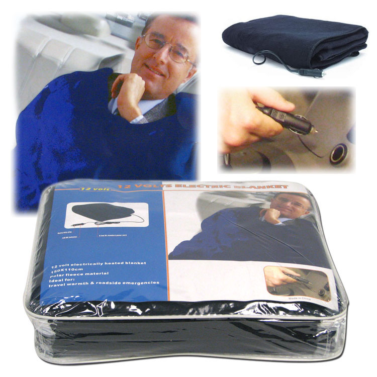 12Volt Car Auto Electric Blanket Heated Camping Blanket