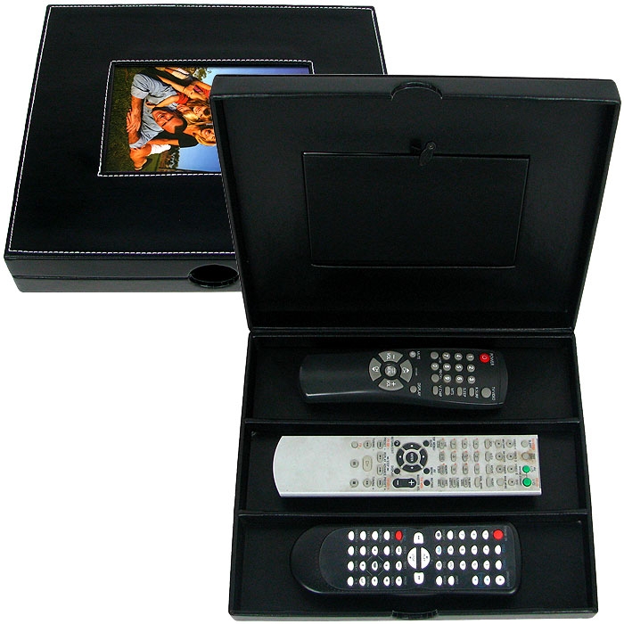 TV VCR Remote Control Storage Box with Photo Insert eBay
