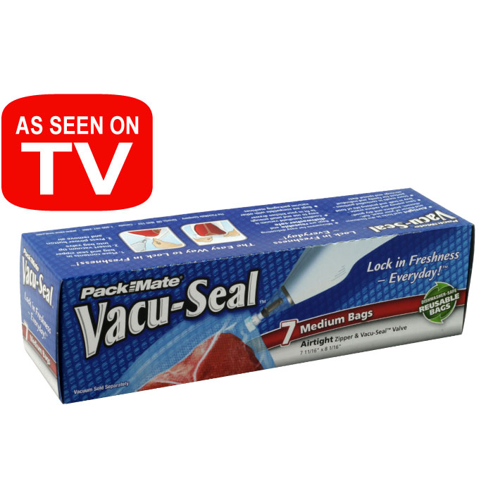Pack Mate Vacu-Seal Bags - 7 Pack of Medium bags