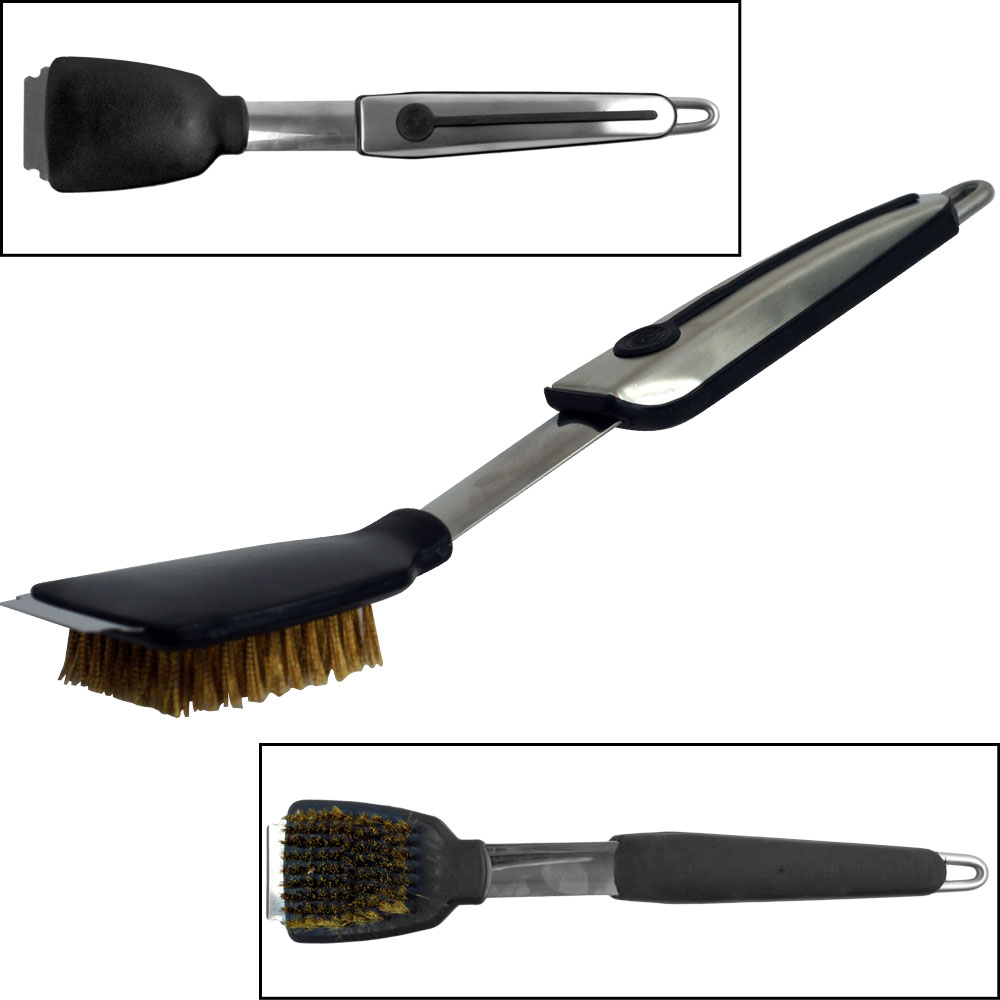 Hoffritz BBQ Grill Brush Barbecue Cook Out Wire Brush eBay