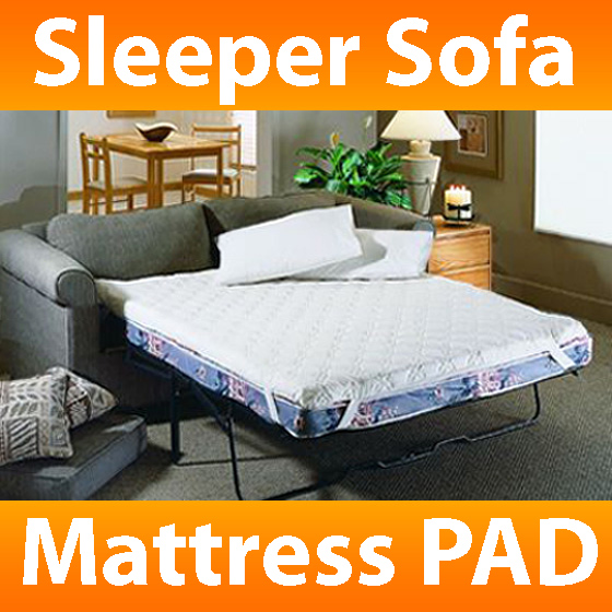 Comfort Cloud Sofa Bed Pillow-Top Mattress Pad QUEEN