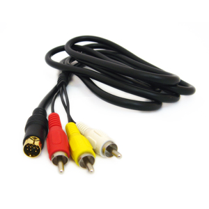 RCA AV Audio Video Cable Stereo SEGA SATURN SYSTEM NEW