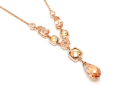 Rose Gold Plated Sterling Silver Necklace