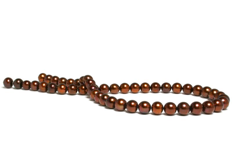 Freshwater Chocolate Color Pearl Necklace