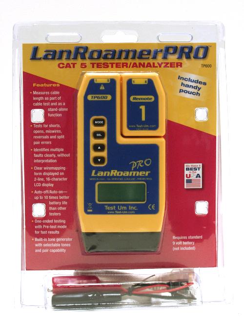 New LanRoamerPRO- Tester/Analyzer w/ 1 Remote - Test Um