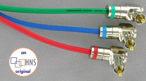 150 New Digital Coax Component Cable w/ 90 Degree RCAs