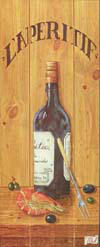 ^ 4 Vintage Wine Art Prints Crates Brandy Pictures