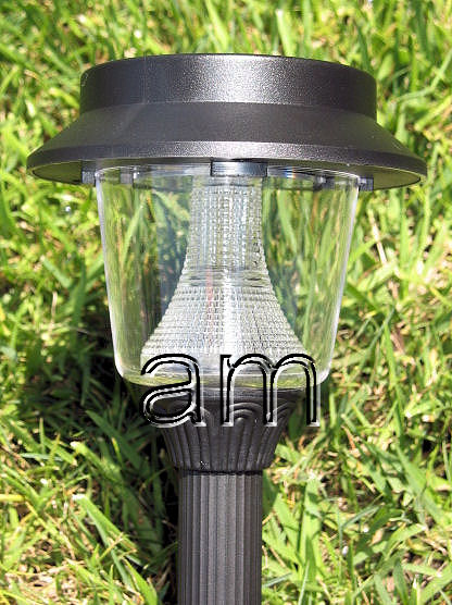 Lot of 8 Outdoor Solar Panel Landscape LED Lights Lamp