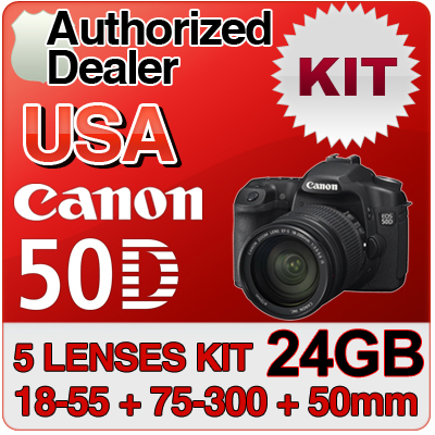 Canon EOS 50D Kit with Canon EF 28-135mm IS lens 15.1 Megapixel