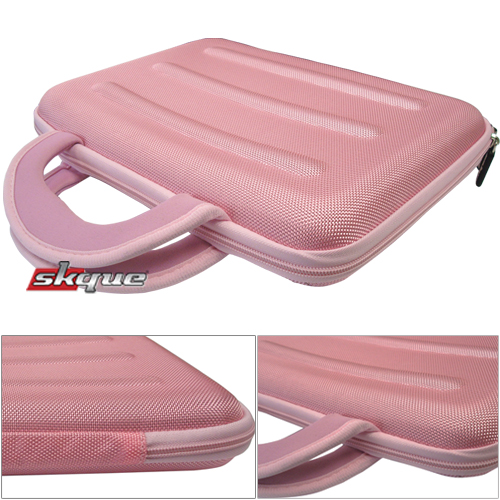 Pink Semi-Hard Case Laptop Bag for 10 Inch Netbooks