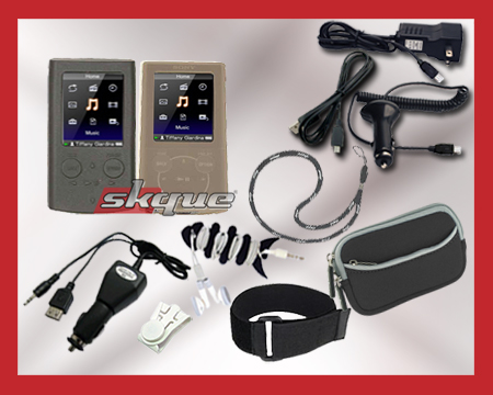 Accessories Bundle For Sony Walkman 8 Gb Nwz-e344/e345