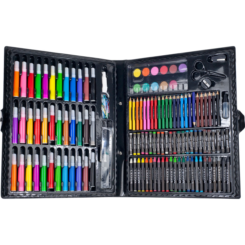 150 Piece Artist Art Set with Folding Storage Case eBay