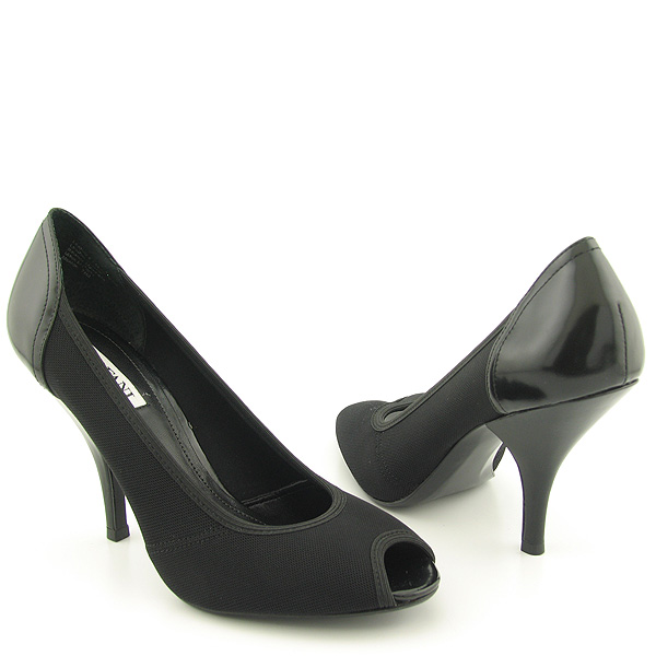 ALFANI Monroe Heels Slides Black Womens