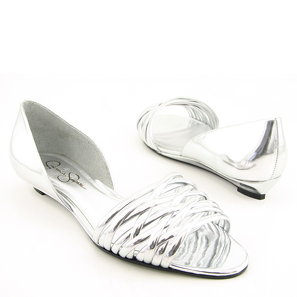 JESSICA-SIMPSON-Jones-Flats-Shoes-Silver-Womens-23