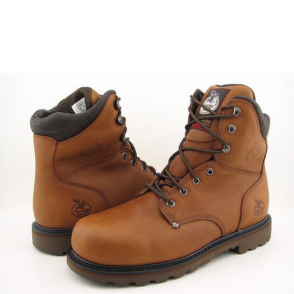 Post image for GEORGIA G8352 8″ Safety Toe 600G New Wide Boots Work Steel Toe Brown Mens