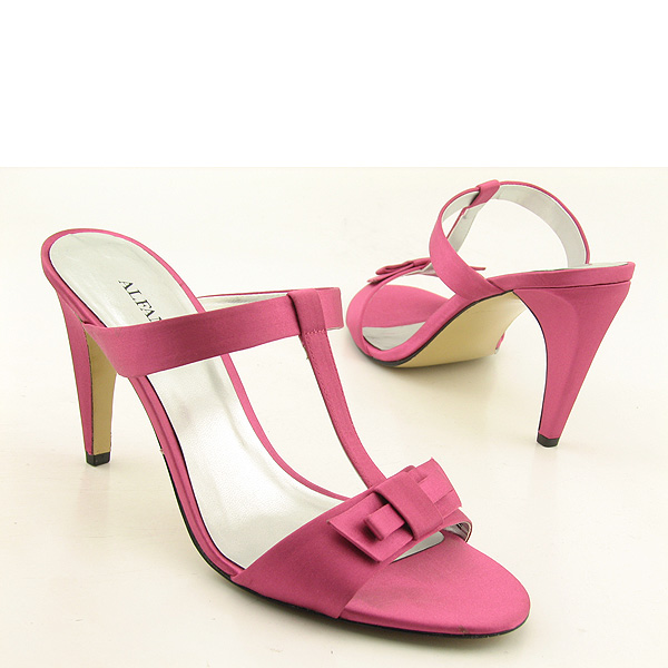 ALFANI Georgette Heels Slides Shoes Pink Womens