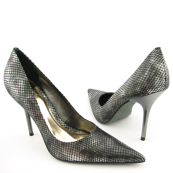 CARLOS SANTANA Exude Black Heels Pumps Shoes Womens 7.5