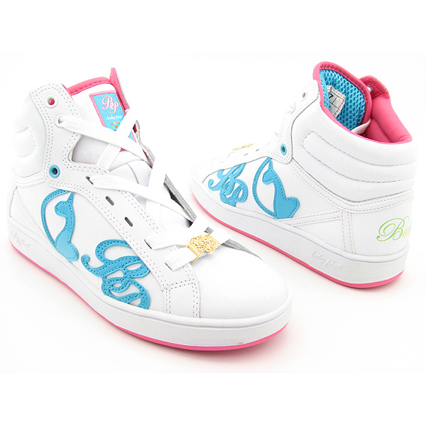 BABY PHAT Super Cat Flash Hi New Lace-Up Shoes White Womens