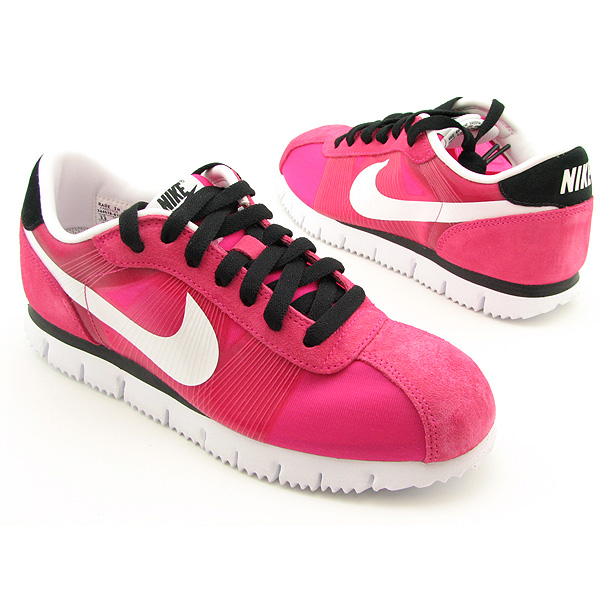 NIKE Cortez Fly Motion New Lace-Ups Shoes Pink Mens