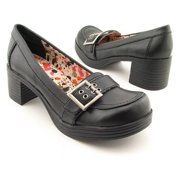 143 GIRL Karmel Heels Pumps Shoes Black Womens