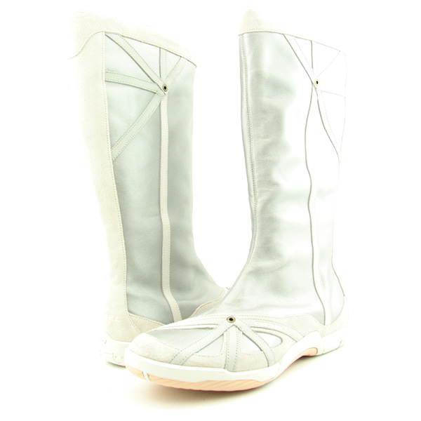 DIESEL Run-To Boots Shoes Silver Womens
