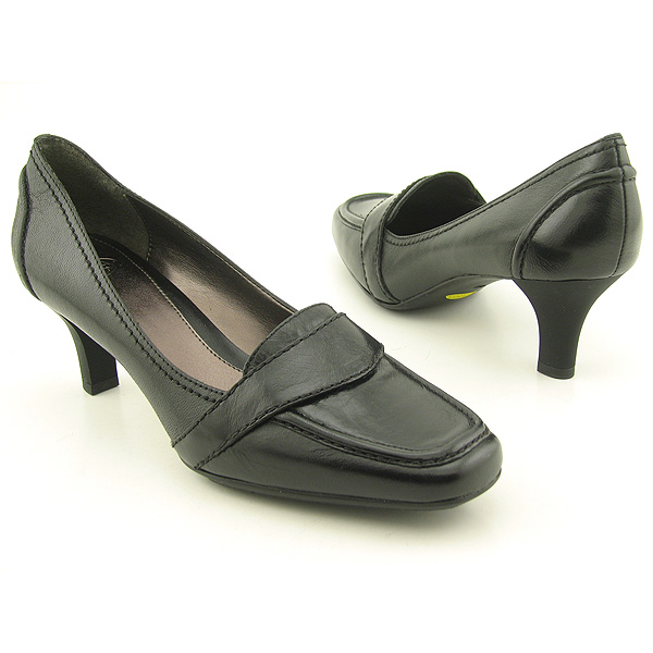 CIRCA JOAN & DAVID Boris Heels Pumps Loafers Shoes Black Womens