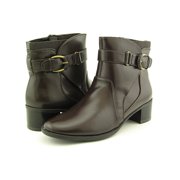 KAREN SCOTT Carmela Boots Ankle Shoes Brown Womens