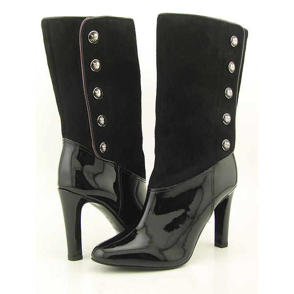 COACH Azalia Boots Shoes Black Womens