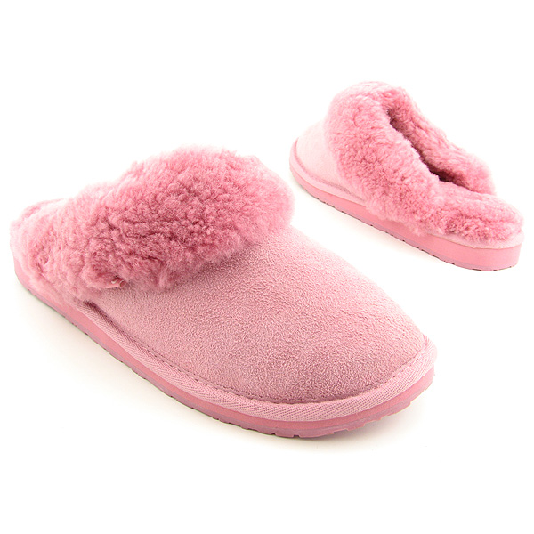 EMU AUSTRALIA Jolie Slippers Clogs Mules Shoes Pink Womens