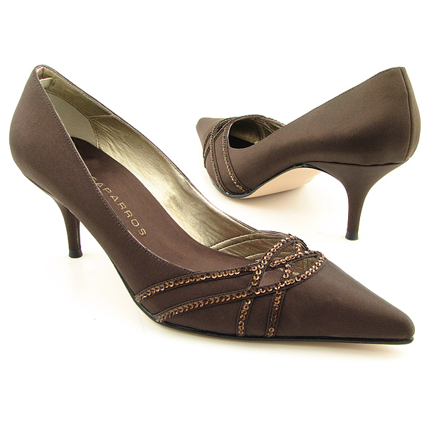 CAPARROS Durante Heels Pumps Shoes Brown Womens