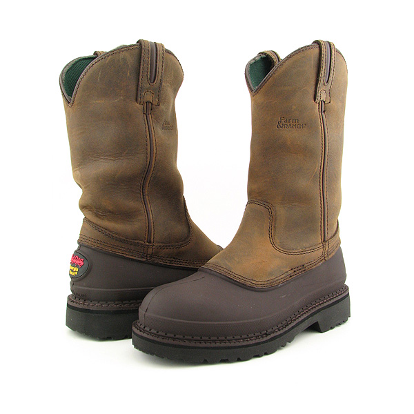 Post image for GEORGIA 11″ ST Pullon Muddog 3343 Wide Boots Work Shoes Brown Womens