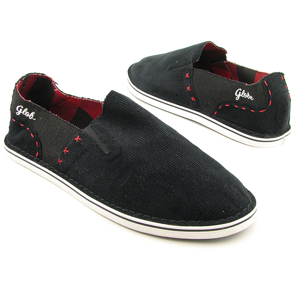 GLOBE Gambino Slippers Shoes Black Mens