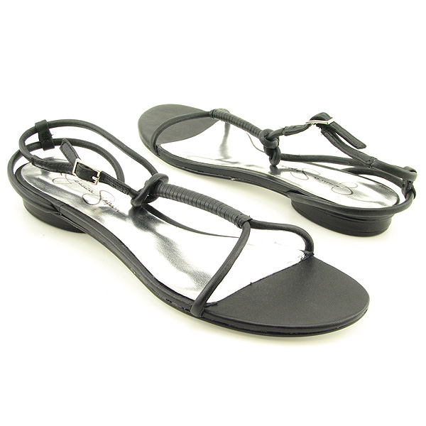 JESSICA-SIMPSON-Zarlis-Sandals-Shoes-Black-Womens-